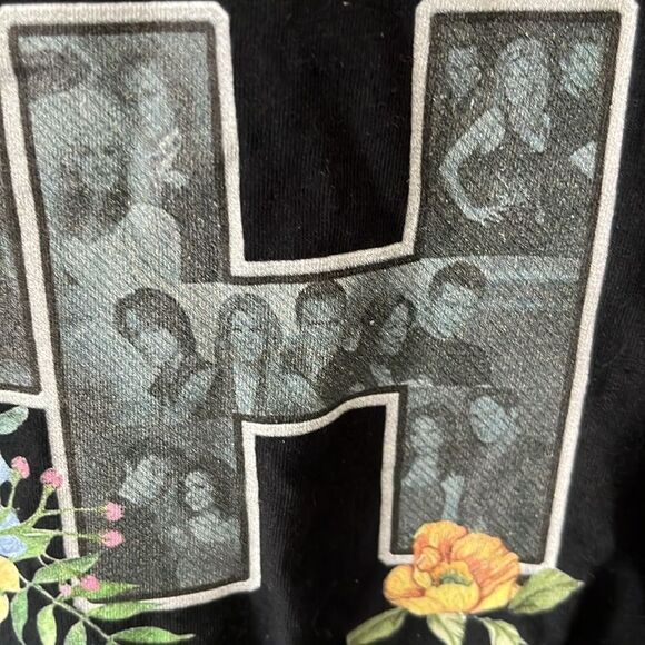 General Hospital Black Graphic T-Shirt with Floral Design 3X NWT - Picture 4 of 8